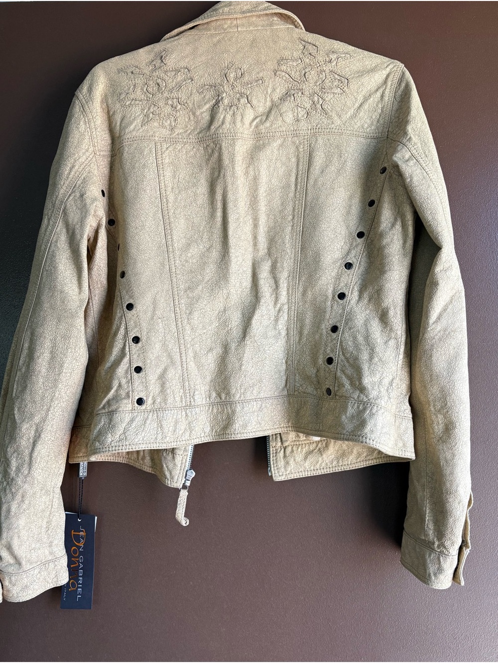 NWT - Sigillo Di Garanzia Italian Leather Jacket - Picture 7 of 13